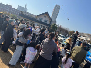 【開催報告】もち＆お菓子まき/ワッペングッズづくり～新春 MY HOME FES 2026～ 