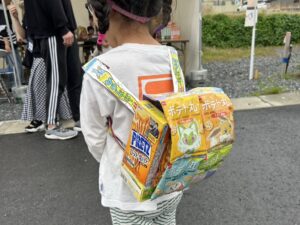 お菓子リュックづくり in 朝日ハウジングプラザ学研都市ひびきの（2026年5月3日4日北九州市にて開催）